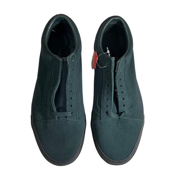 NWT Vans Old Skool Sneaker Black Outsole Darkest Spruce Size Mens 7.5 New - Picture 3 of 7